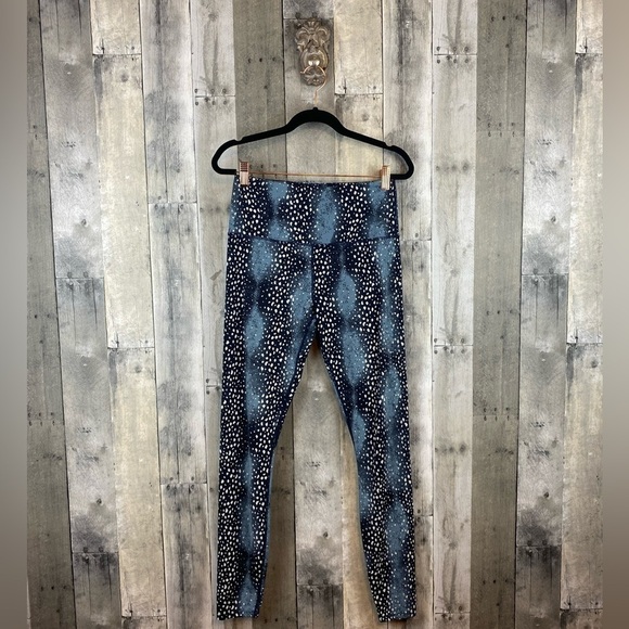 Varley Century Legging in Grey Blue Cheetah Print Size Small. - Picture 1 of 10